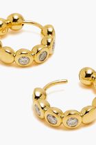Tennis Small Hoop Earrings