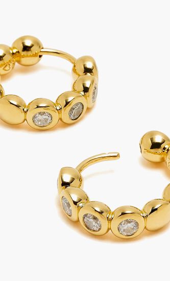 Tennis Small Hoop Earrings