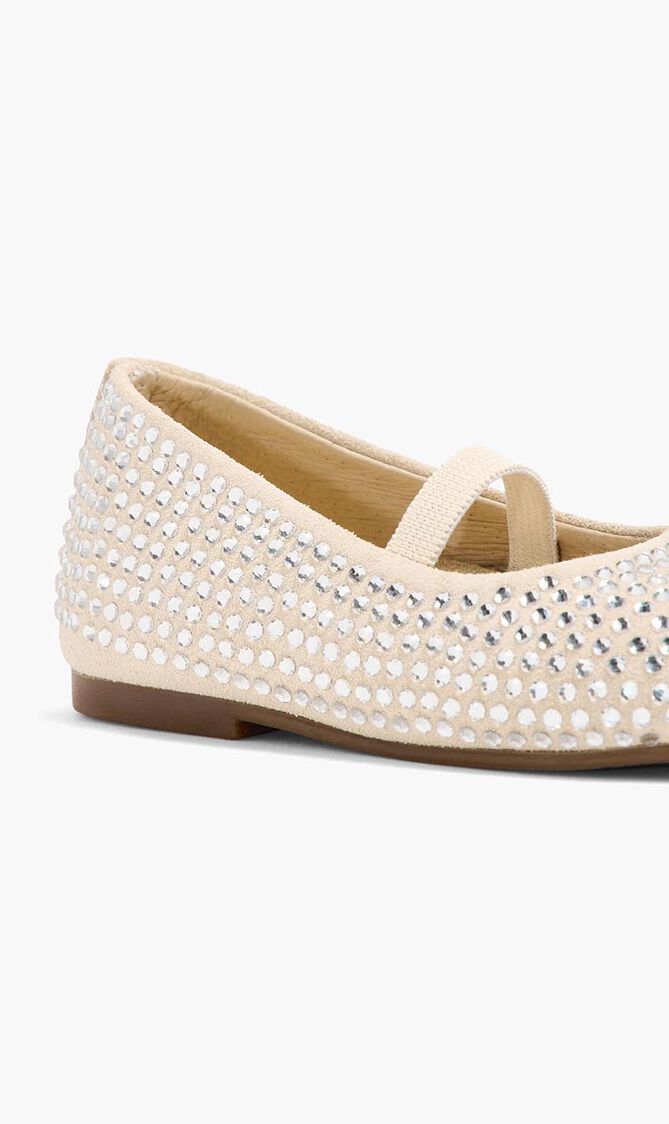 Crystal Ballet Flats