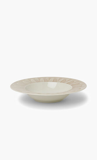 Peacock Rim Soup Plate