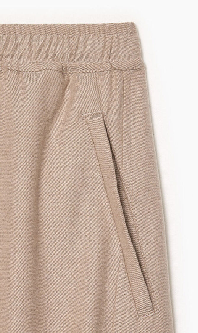 Wide Leg Flannel Pants