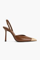 SAVANNAH GOLD TIPPED SLINGBACK PUMPS