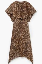 Leopard Shawl Maxi Dress