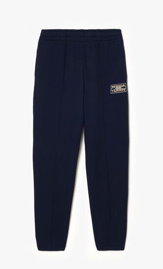 Tennis Print Cotton Jogger Track Pants