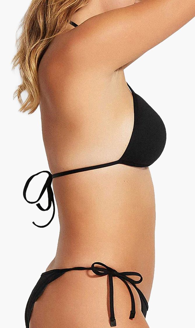 Petal Edge Fixed Tri Bikini Top