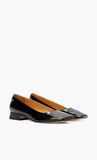 STITCH BALLET SHOE BLACK