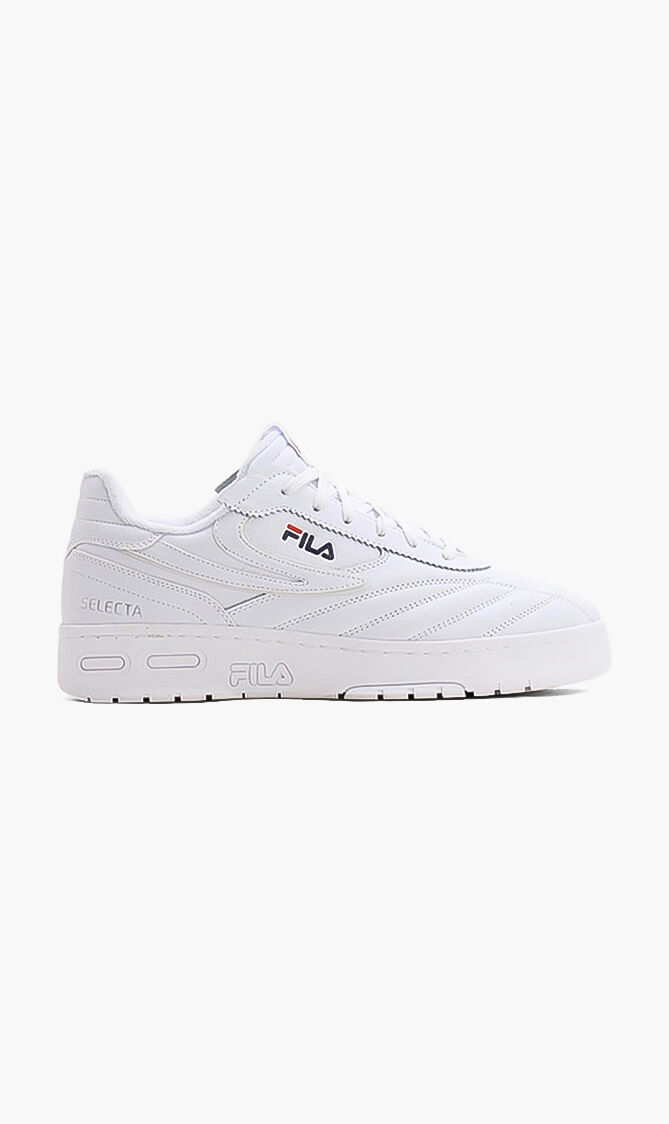 Fila black leather sneakers sales