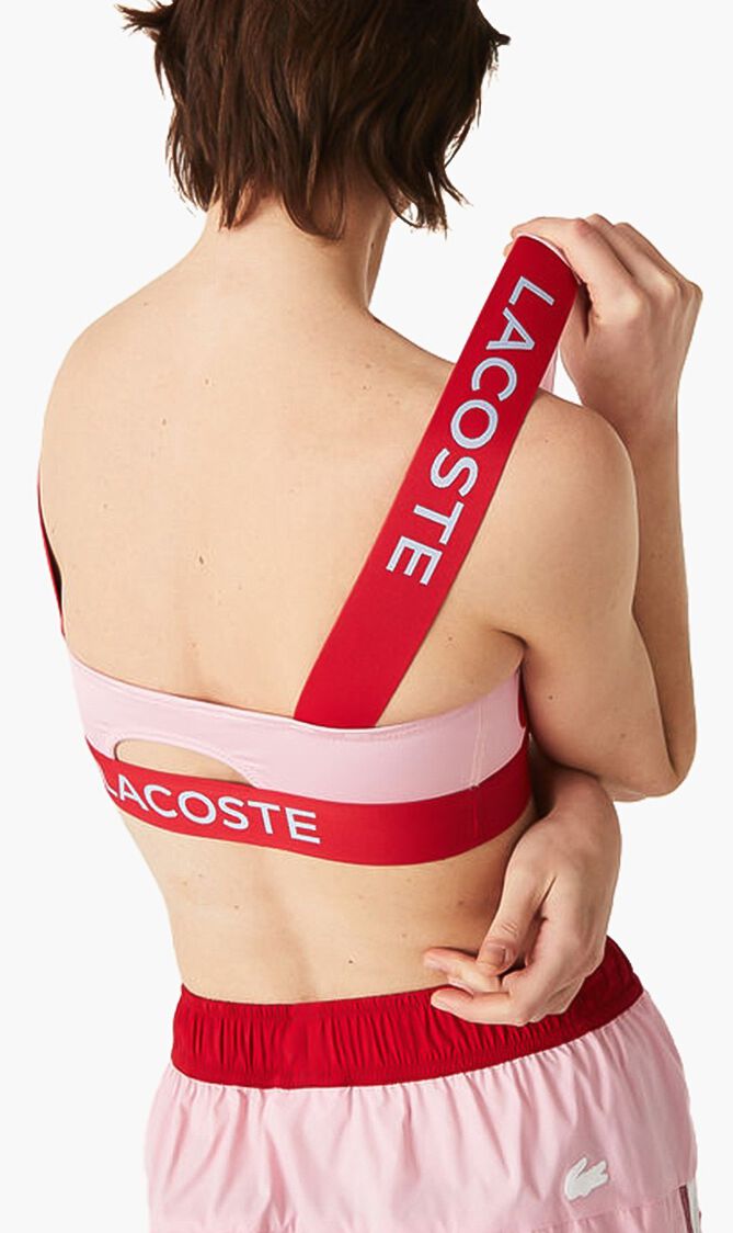 Crocodile Print Bikini Top