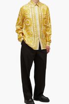 INFORMAL SHIRT SILK TWILL FABRIC BAROCCO PRINT