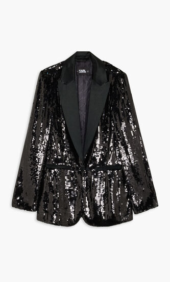 SEQUIN EVENING BLAZER