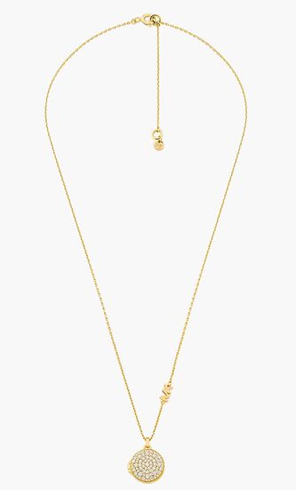 SET NECKLACE WITH EARRING GOLD