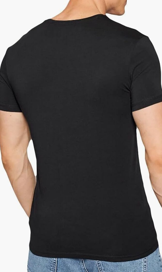 Pack of 2 Black Crew Neck T-Shirt