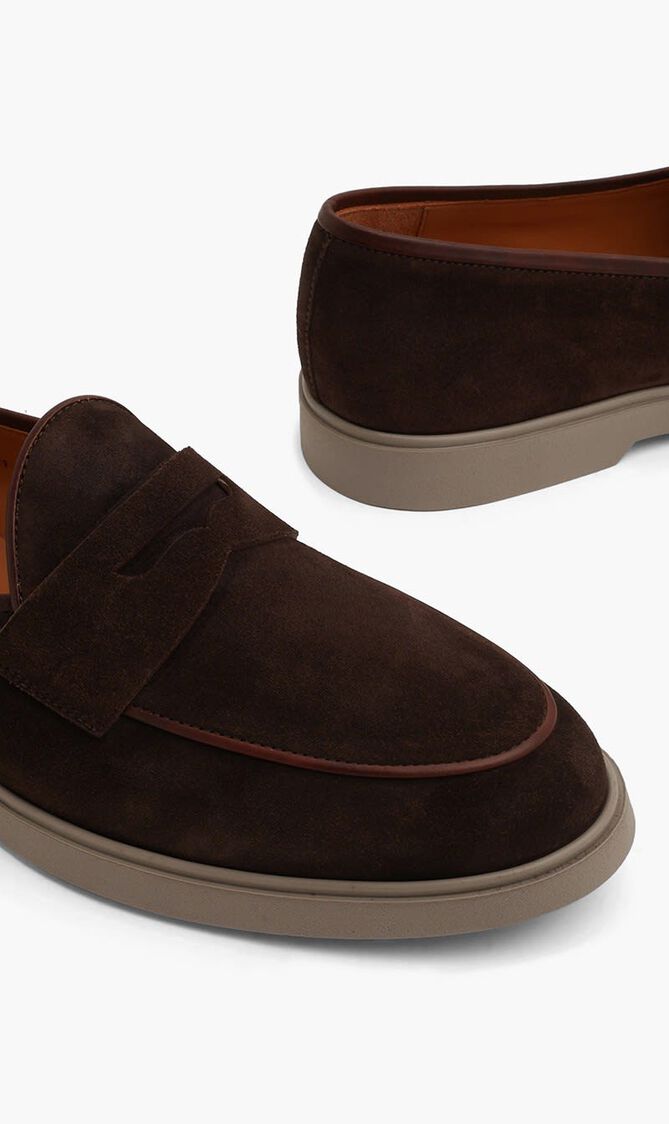 Suede Loafers