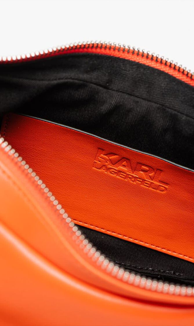 Half Moon Eco-Leather Bag With Shoulder Strap