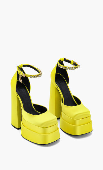 Tessuto Lurex Heel Sandals