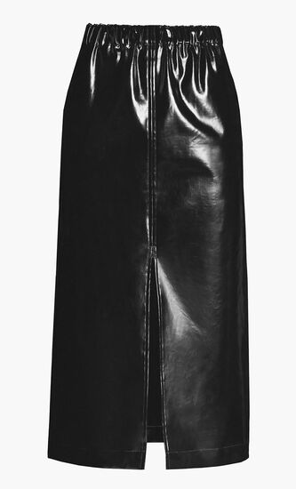 Four-Stitch Midi Skirt