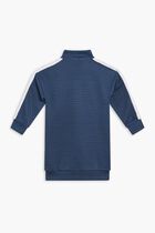 Monogram Pattern Long Sleeve Dress