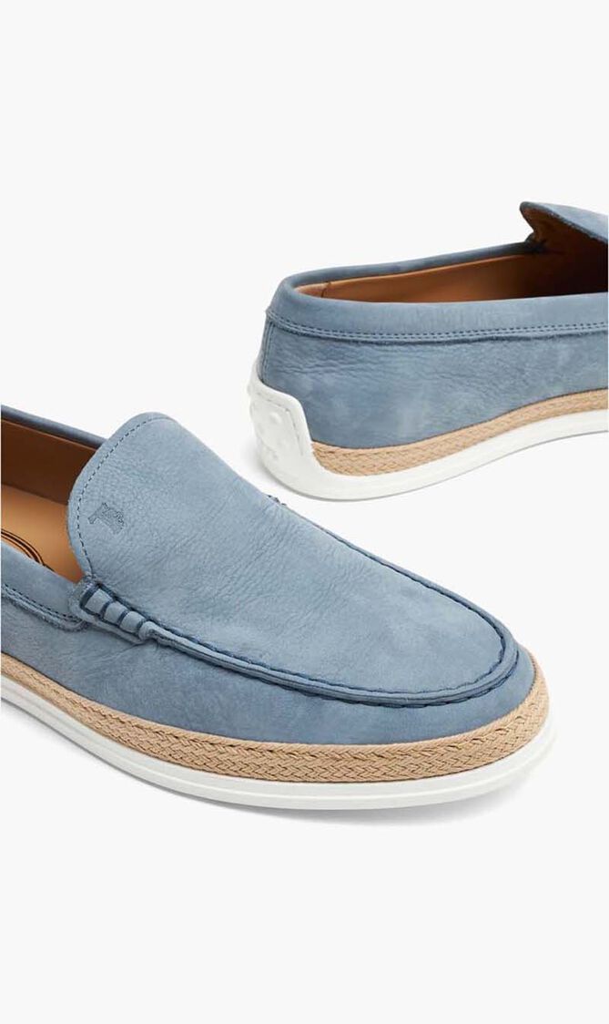 Suede Slip On Loafers