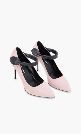 Suede Pointy Toe Pumps