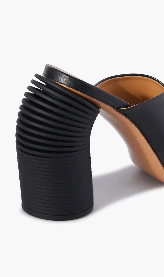 SPRING CRISS CROSS HIGH MULE BLACK BLACK