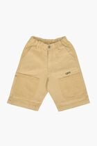 DIAG OUTLINE WORKER SHORT BEIGE BLACK