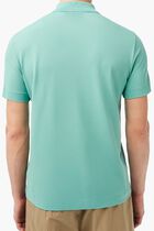 SHORT SLEEVED RIBBED COLLAR SHIRT