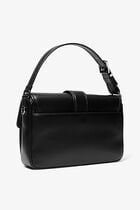 Colby Grommeted Leather Messenger Bag