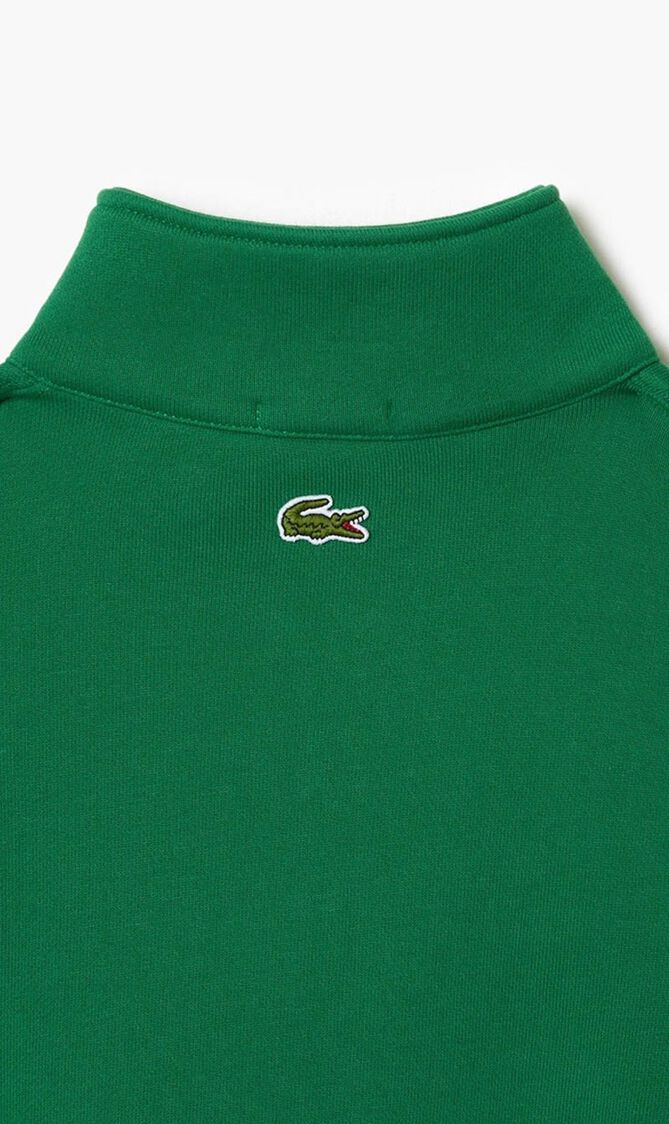 Unisex Loose Fit High Neck Fleece Sweatshirt