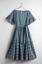 Sansone Printed Cotton Dress