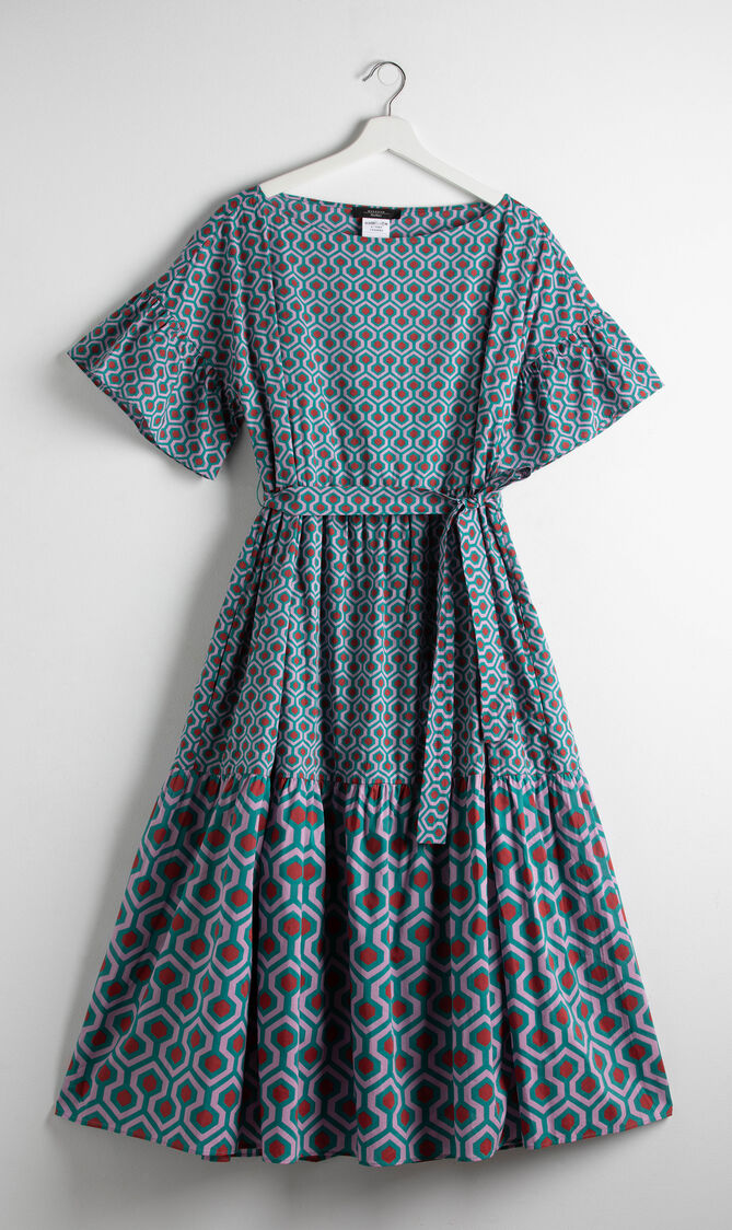 Sansone Printed Cotton Dress