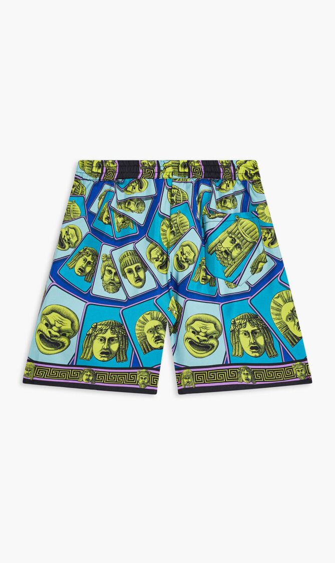 Le Maschere Silk Shorts