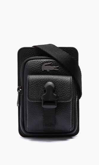 Grained Leather Smartphone Pouch