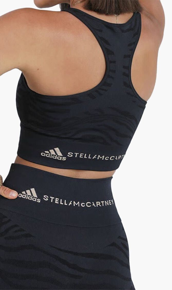 Adidas By Stella Mccartney Seamless Yoga Light Support Bra