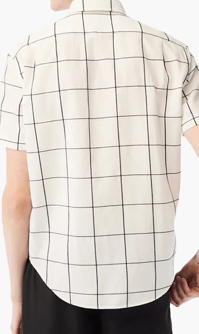 3D Window Pane Button Down Shirt