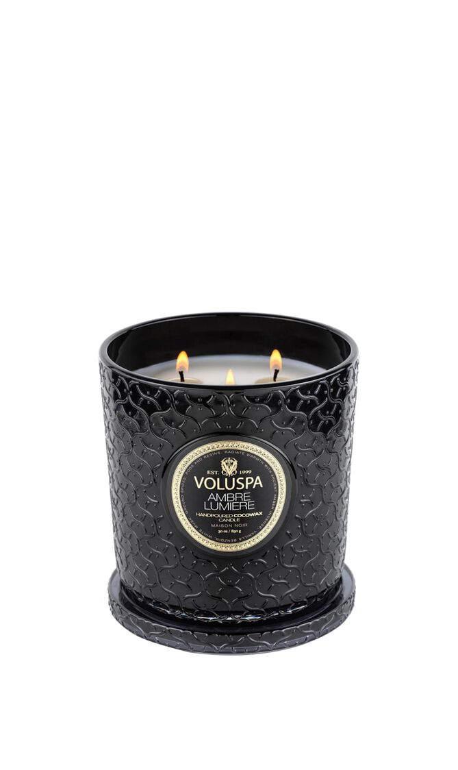 Ambre Lumiere Luxe Candle