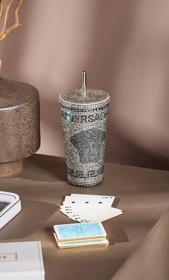 Medusa Crystal Travel Cup Silver