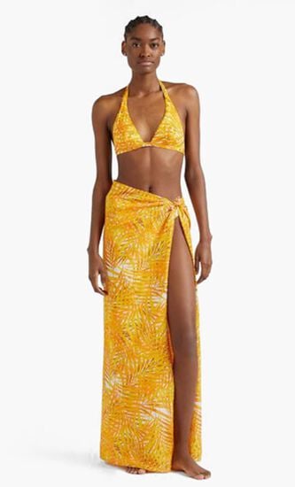 FLECHE CR25 MAILLOT DE BAIN PALM LEAVES JSY MANGUE