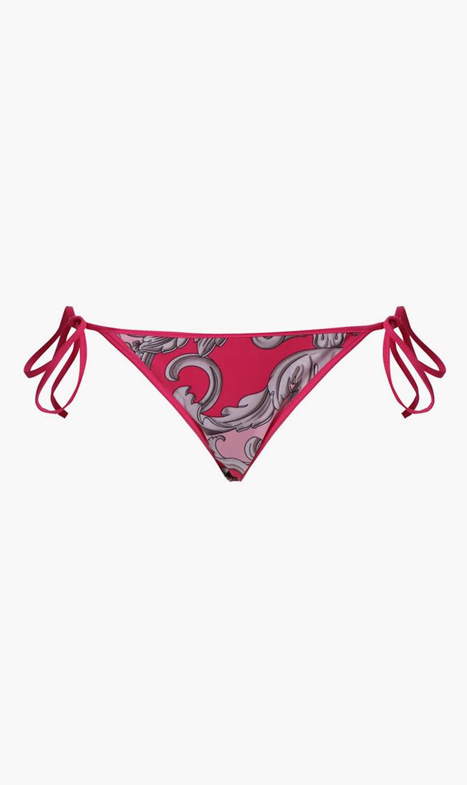 BIKINI BOTTOM STRING AO FUSCHIA BAROQUE PRINT