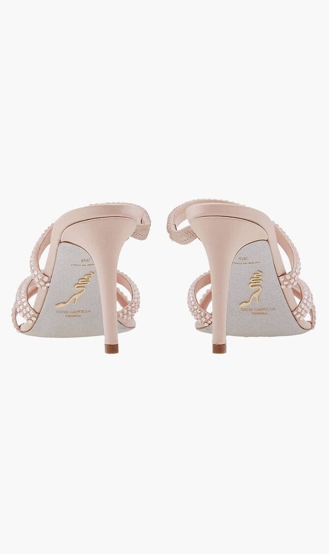 LIGHT GOLD SATINCHONEY STRASS