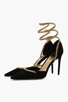 Cleo Embellished Satin Sandals Cleo Embellished Satin Sandals