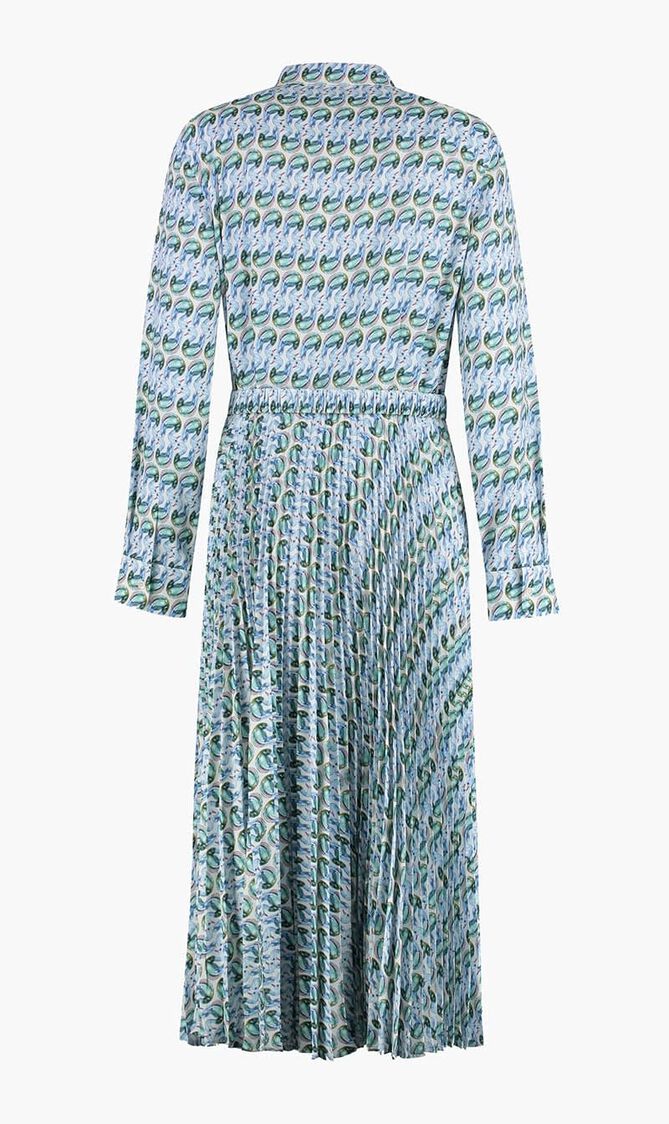PRINTED TWILL DRESS