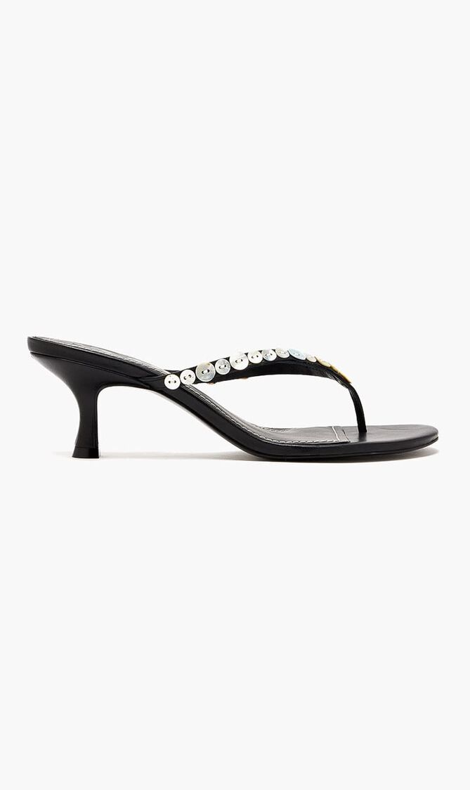 FREJA THONG KITTEN HEEL