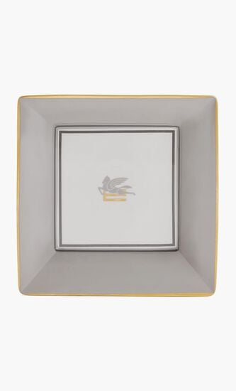 Pegaso Trinket Tray Square Small Grey