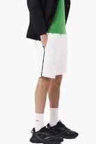 Logo Trim Cotton Fleece Shorts