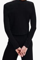 Cropped Knit Cardigan