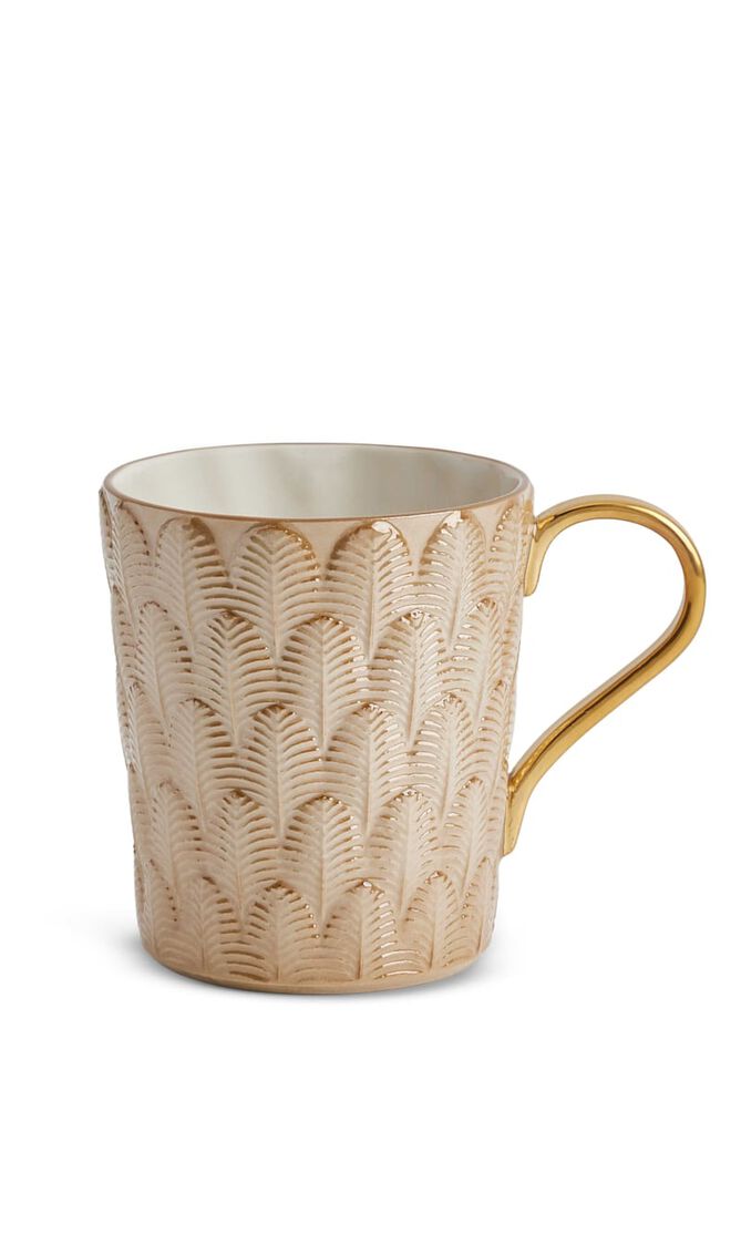 VLI PEACOCK MUG 35 CL CARAMEL GOLD