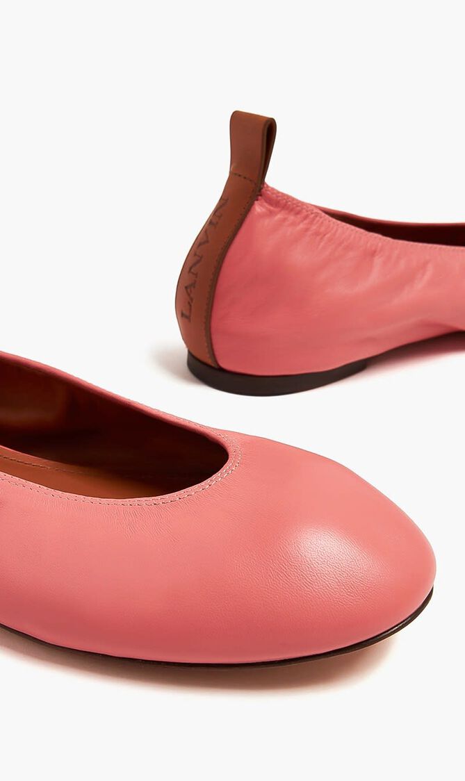 Leather Ballerina Flats