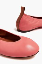 Leather Ballerina Flats