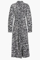 KL ANIMAL PRINT SHIRT DRESS