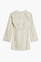 COTTON WRAP SHIRT DRESS